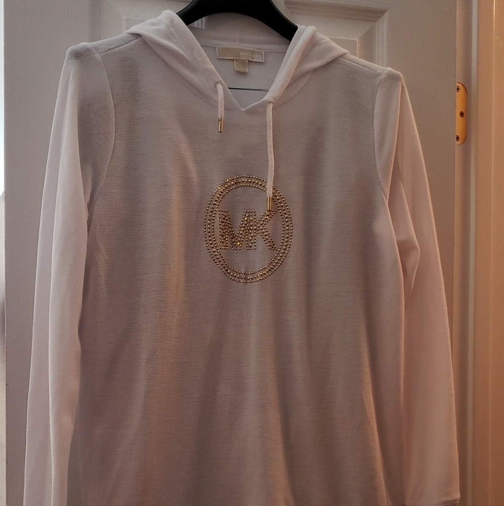 MICHAEL Kors Hooded Blouse